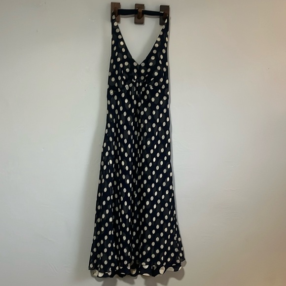 Size 8 100% Silk Shell - INC International Concept long dress - Picture 1 of 7